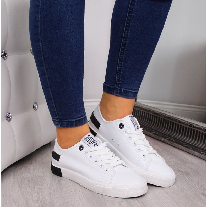 Tênis de cano baixo Big Star W FF274175 branco 2