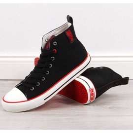 Tênis cano alto Big Star M JJ174065 preto vermelho 1