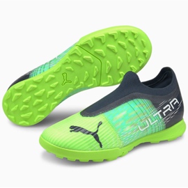 Chuteiras de futebol Puma Ultra 3.3 Tt Jr 106531 03 cinza, verde verde 1