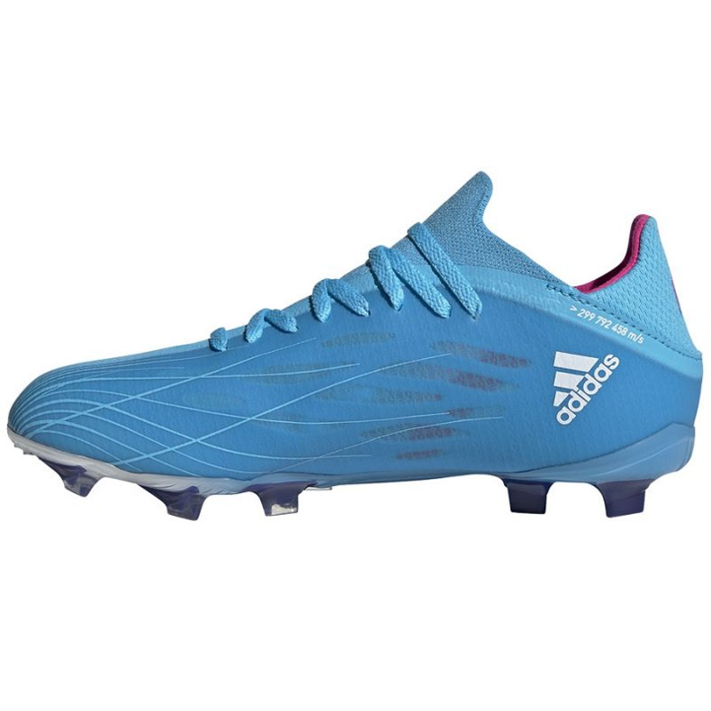 Chuteira Adidas X Speedflow.1 Fg Jr GW7461 azul azul 1 Chuteira Adidas X Speedflow.1 Fg Jr GW7461 azul azul 1