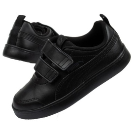 Puma Courtflex Infants 371543 06 preto 1