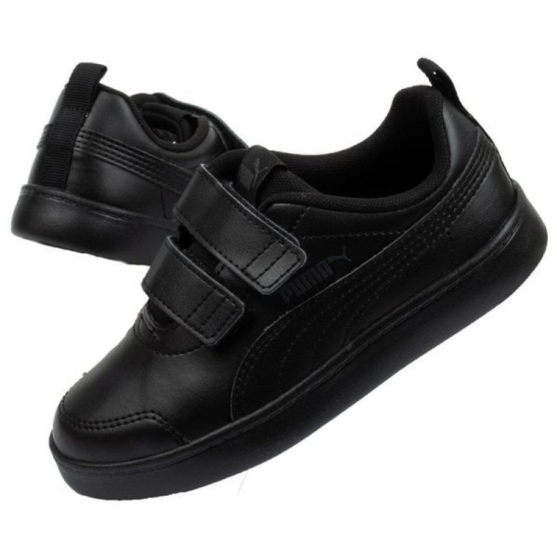 Puma Courtflex Infants 371543 06 preto 1