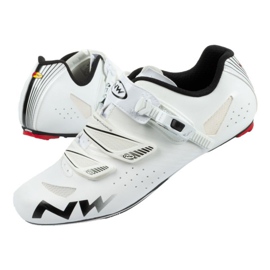 Sapatos de ciclismo Northwave Torpedo Srs M 80141003 50 branco 1