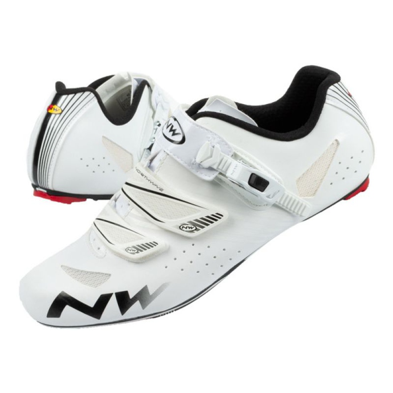 Sapatos de ciclismo Northwave Torpedo Srs M 80141003 50 branco 1