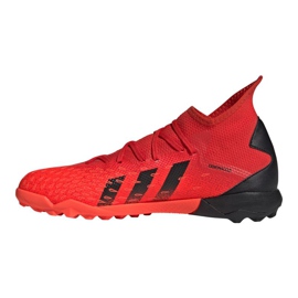 Sapatos Adidas Predator Freak.3 Tf M FY6311 laranjas e tintos 1 Sapatos Adidas Predator Freak.3 Tf M FY6311 laranjas e tintos 1