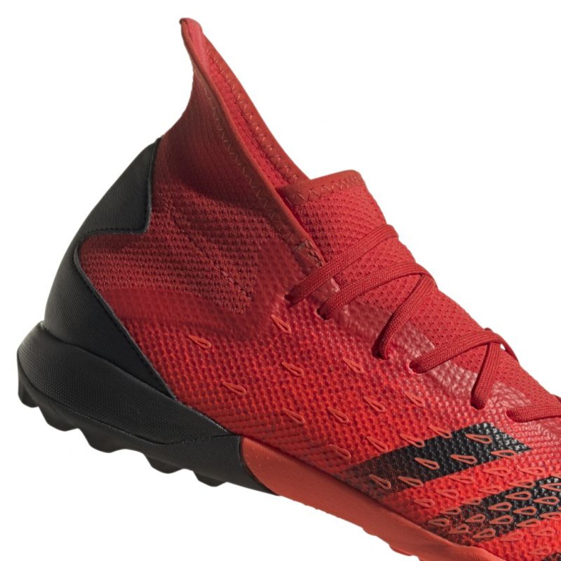 Sapatos Adidas Predator Freak.3 Tf M FY6311 laranjas e tintos 3 Sapatos Adidas Predator Freak.3 Tf M FY6311 laranjas e tintos 3
