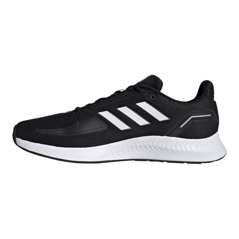 Adidas runfalcon 2.0 fy5943 sapatos pretos branco 1