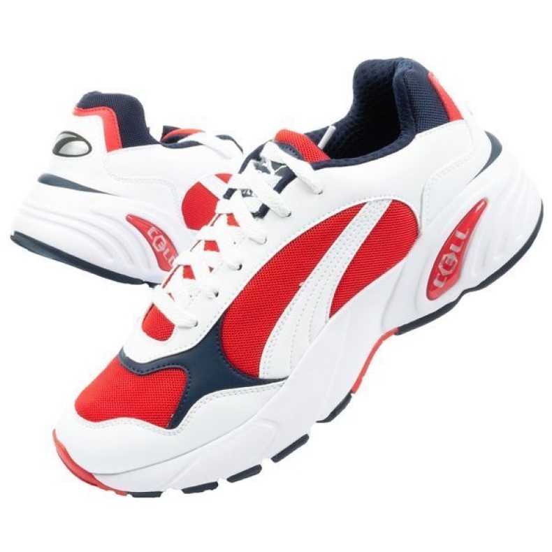 Puma Cell Viper em execução M 369505 03 branco vermelho 1