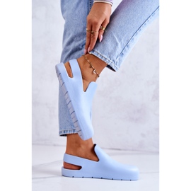 FS1 Tamancos de borracha Meriko azuis na moda azul 1