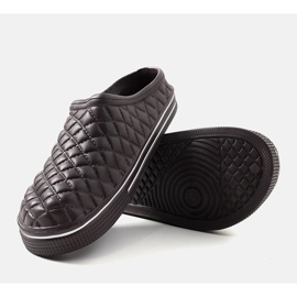 Chinelos masculinos marrons Caltare castanho 2