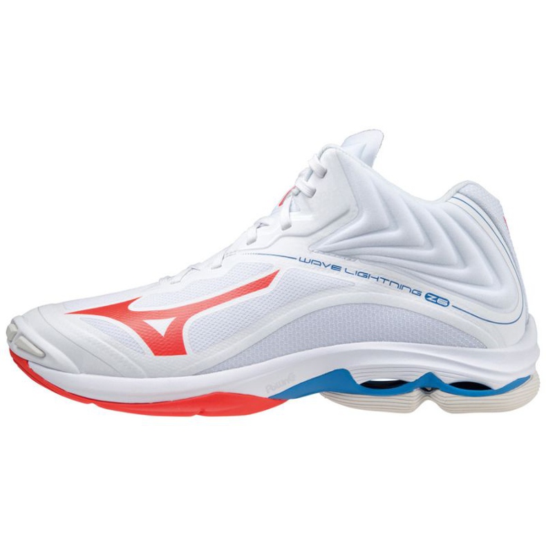 Sapatos de interior Mizuno Wave Lightning Z6 Mid V1GA200525 branco branco 1