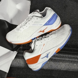 Sapatos de interior Mizuno Wave Stealth Neo M X1GB200025 branco branco 2