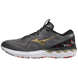 Tênis de corrida Mizuno Wave Skyrise 2 Amsterdam M J1GC216297 cinza 1
