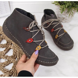 Botas isoladas cinza W Rieker 52542-42 1
