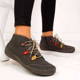 Botas isoladas cinza W Rieker 52542-42 2