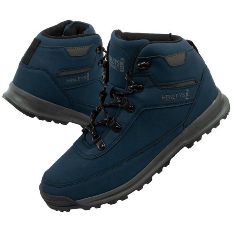 Botas HENLEYS Travis M 418 Navy azul marinho 1 Botas HENLEYS Travis M 418 Navy azul marinho 1