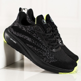 Tênis esportivo leve DK preto cinza 1