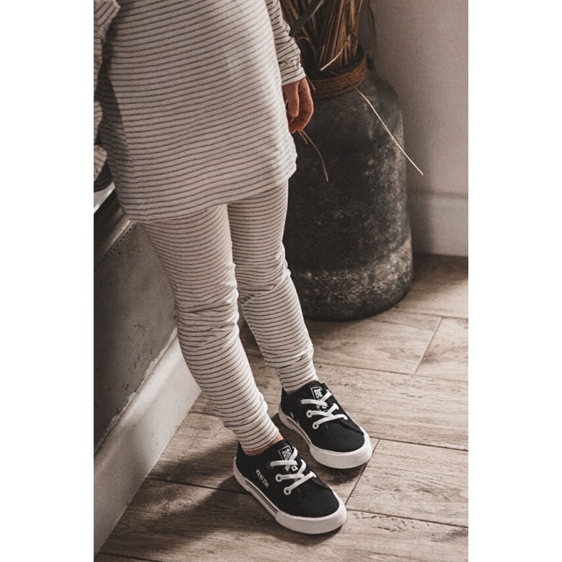 Tênis preto Big Star JJ374169 sem salto 2