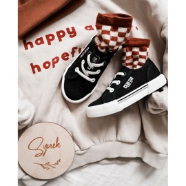 Tênis preto Big Star JJ374169 sem salto 1