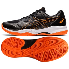 Asics Gel Court Hunter 2 M 1071A059 003 tênis de vôlei multicolorido preto 1