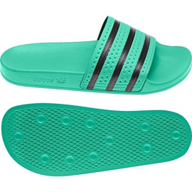 Adidas Originals Adilette Slides U CQ3100 preto verde 1