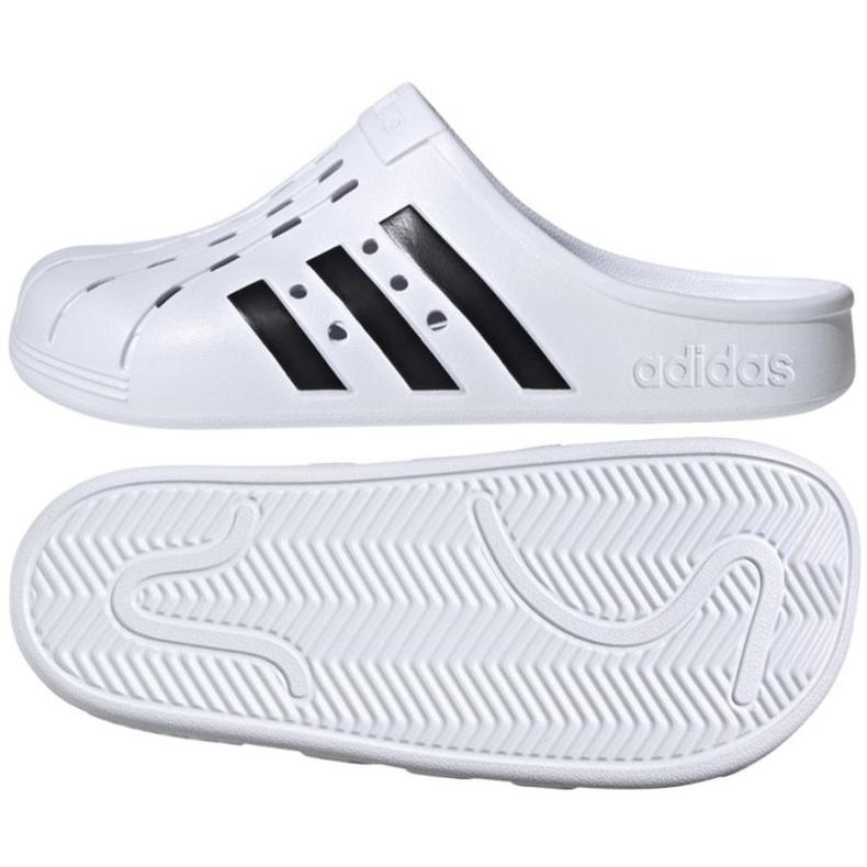 Chinelos Adidas Adilette Clog FY8970 branco 1