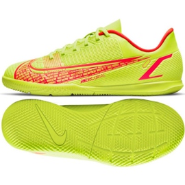 Chuteiras Nike Mercurial Vapor 14 Club Ic Jr CV0826 760 amarelo verde 1