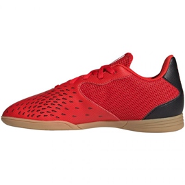 Chuteiras Adidas Predator Freak.4 In Jr FY6329 vermelho laranjas e vermelhos 1