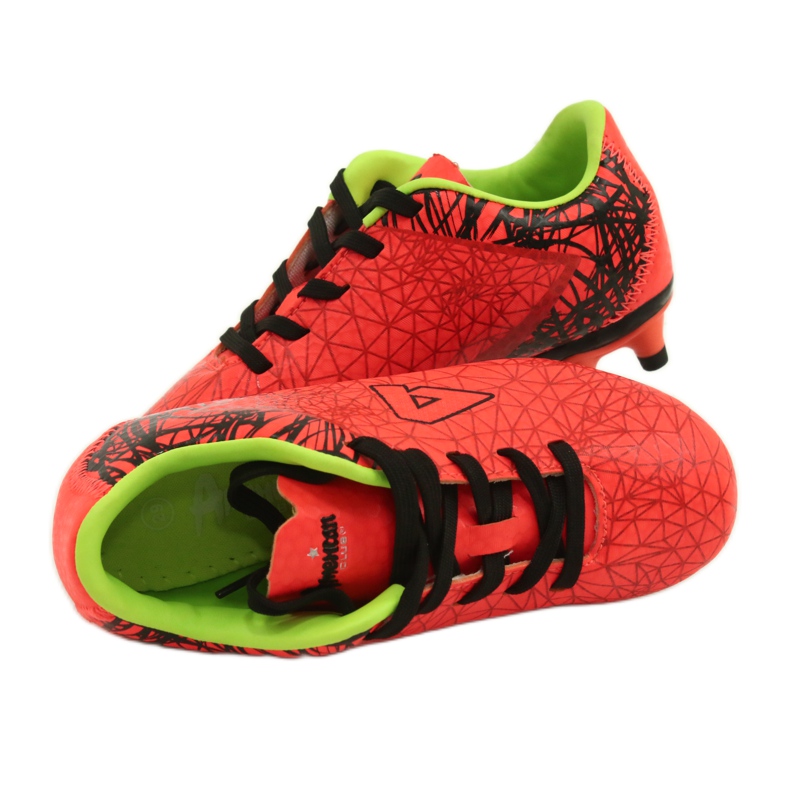 American Club Chuteiras esportivas masculinas American 160701 laranja preto 6