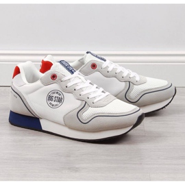 Big Star M JJ174141 sapatos esportivos brancos cinza 1