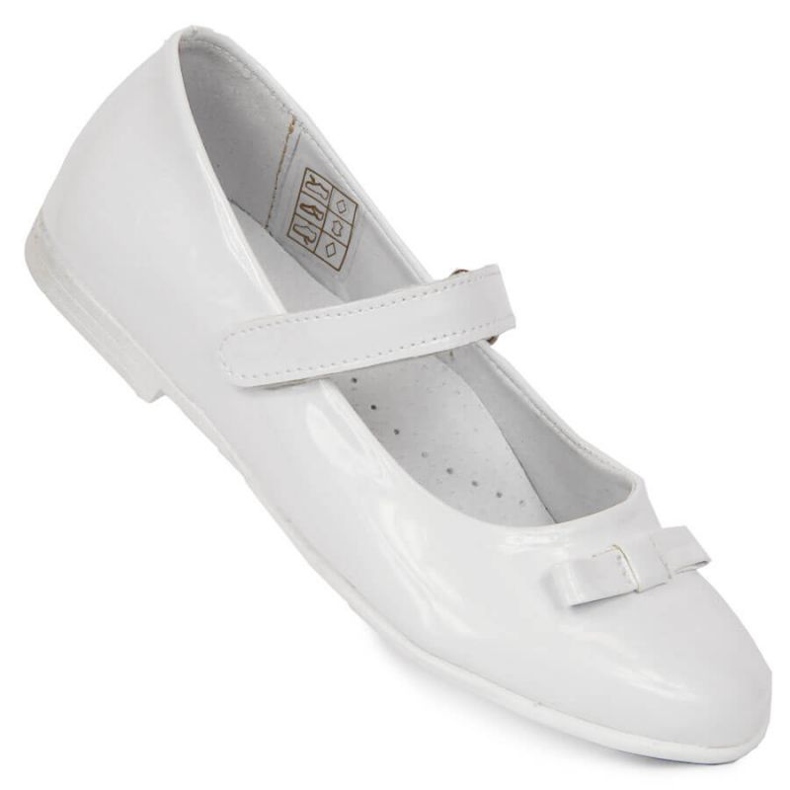 Bailarinas de comunhão Kornecki Jr 6493 branco 1
