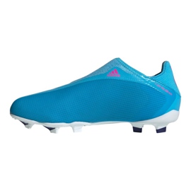 Chuteira Adidas X Speedflow.3 Ll Fg Jr GW7497 azul azul 1