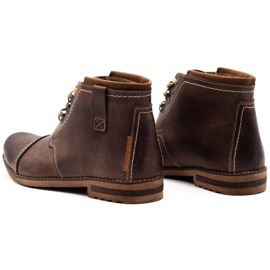 Olivier Botas de inverno masculinas, botas de neve 120 marrons marrom 5