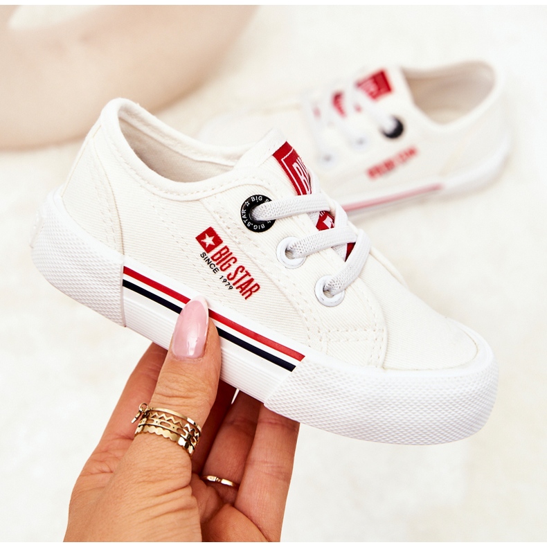 Big Star Tênis Branco Grande Estrela JJ374165 sem Slip-On 1