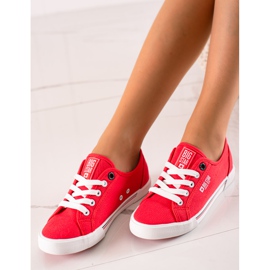 Tênis feminino Big Star HH274061 vermelho 1