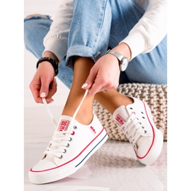 Tênis feminino Big Star JJ274123 branco 1