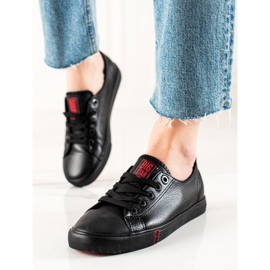 Tênis feminino Big Star GG274007 preto 2