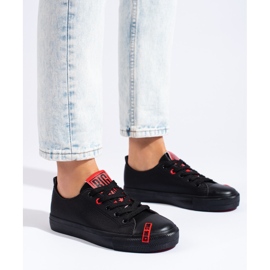 Tênis feminino Big Star JJ274164 preto 1