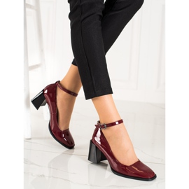 Bombas com fivela La.Fi vermelho 1