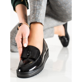 W. Potocki Sapatos Mocassins em Paltform Potocki preto 2 W. Potocki Sapatos Mocassins em Paltform Potocki preto 2