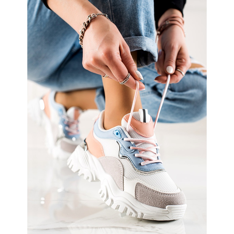 TRENDI Tênis da Moda branco multicolorido 1