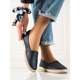 TRENDI Espdryle Confortável Com Couro Ecológico azul marinho 1 TRENDI Espdryle Confortável Com Couro Ecológico azul marinho 1