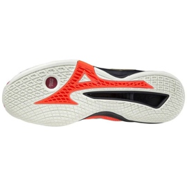 Tênis de handebol indoor Mizuno Wave Stealth Neo Mid M X1GA200563 vermelho laranjas e vermelhos 1