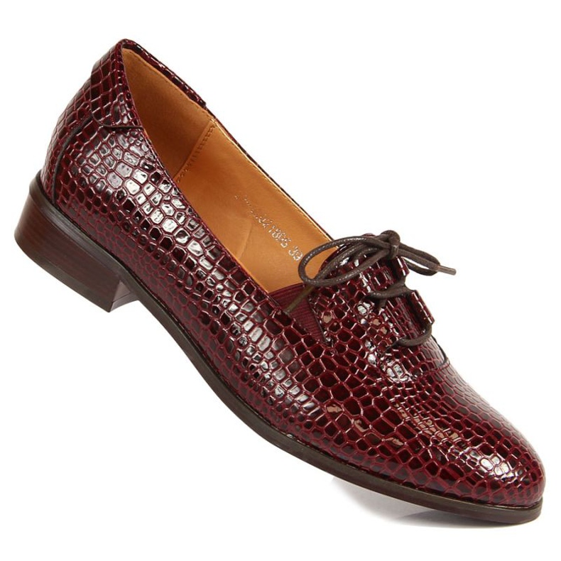 Sapatos lacados W.POTOCKI W WOL47B castanho marrom multicolorido 1