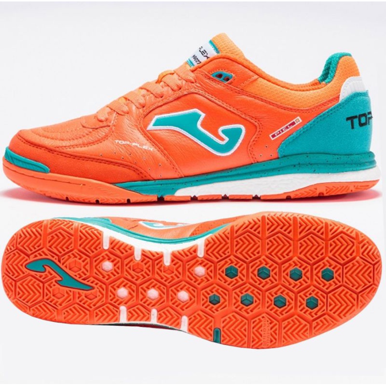 Chuteiras de futebol Joma Top Flex Rebound 2108 In M TORS2108IN laranja laranjas e vermelhos 1
