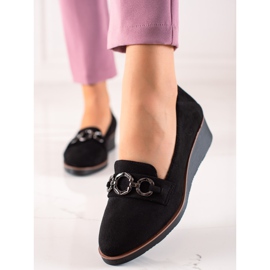 Sapatos de camurça VINCEZA preto 1