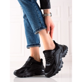 TRENDI Tênis Moda Preta preto 1