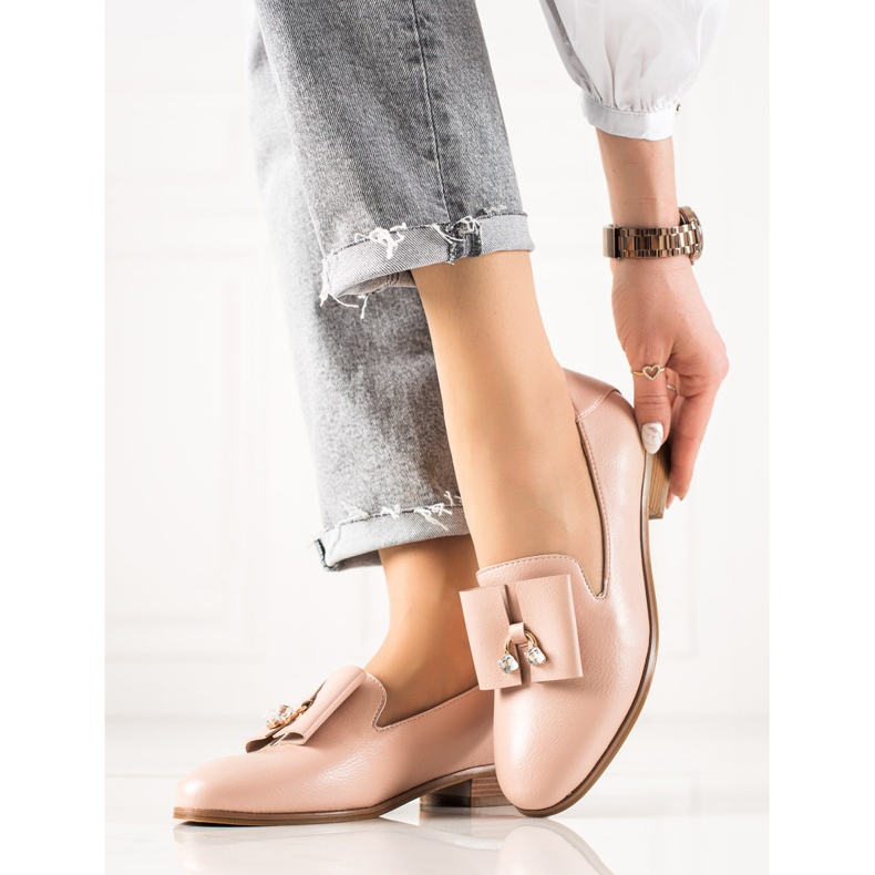 W. Potocki Sapatos com cristais Potocki rosa 1