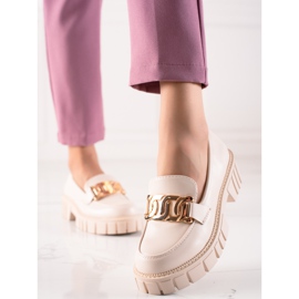 Seastar Mocassins de moda creme bege multicolorido 1 Seastar Mocassins de moda creme bege multicolorido 1