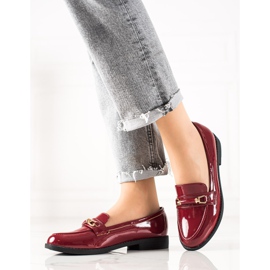 Small Swan Brogues Borgonha Lacados vermelho 1 Small Swan Brogues Borgonha Lacados vermelho 1